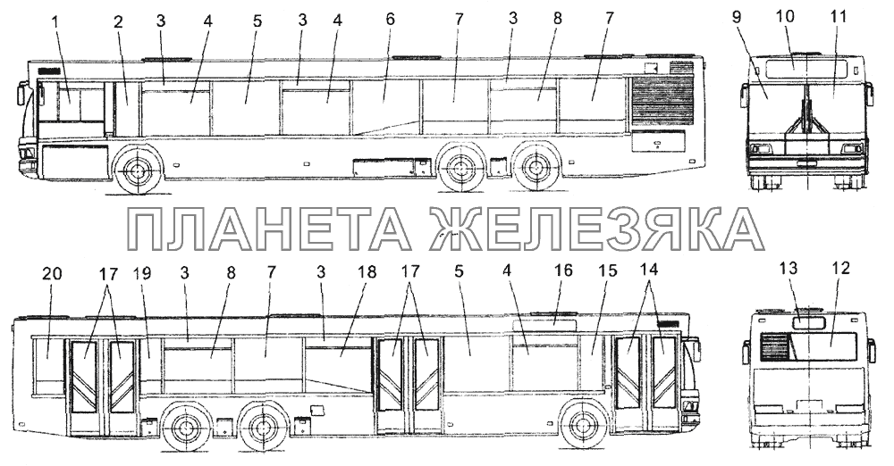 Установка стекол на МАЗ 107 МАЗ-104